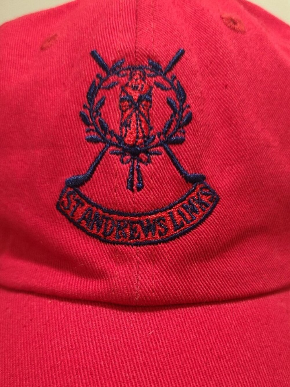 NEW NWT! ST. ANDREWS LINKS TARTAN COLLECTION CAP GOLF RED PLAID LIMITED EDITION
